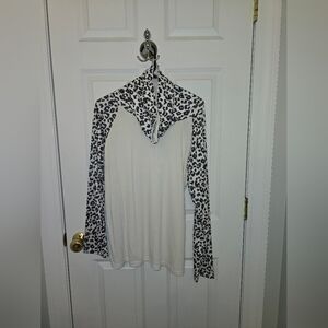 Leopard Print Long Sleeve Top